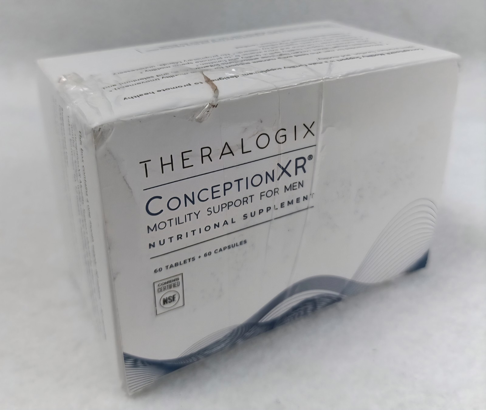 Theralogix ConceptionXR Motility Support Men’s Fertility Vitamin NIB Open Box