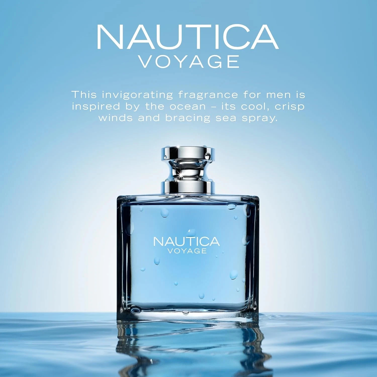 Nautica Voyage Cologne Spray for Men 3.3/3.4 oz – 1 Pack