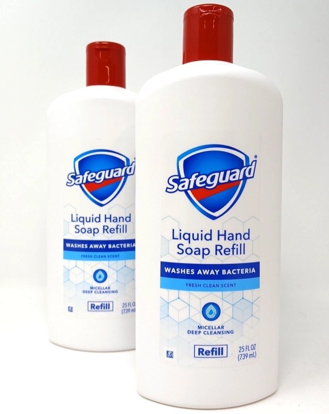 Safeguard Liquid Hand Soap Bottles Fresh Clean Scent 25 Fl Oz (2-Pack)