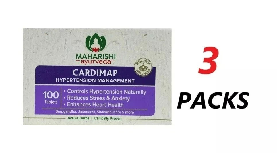 Maharishi Ayurveda Cardimap 300 Tabs With Long Expiry & Free Shipping