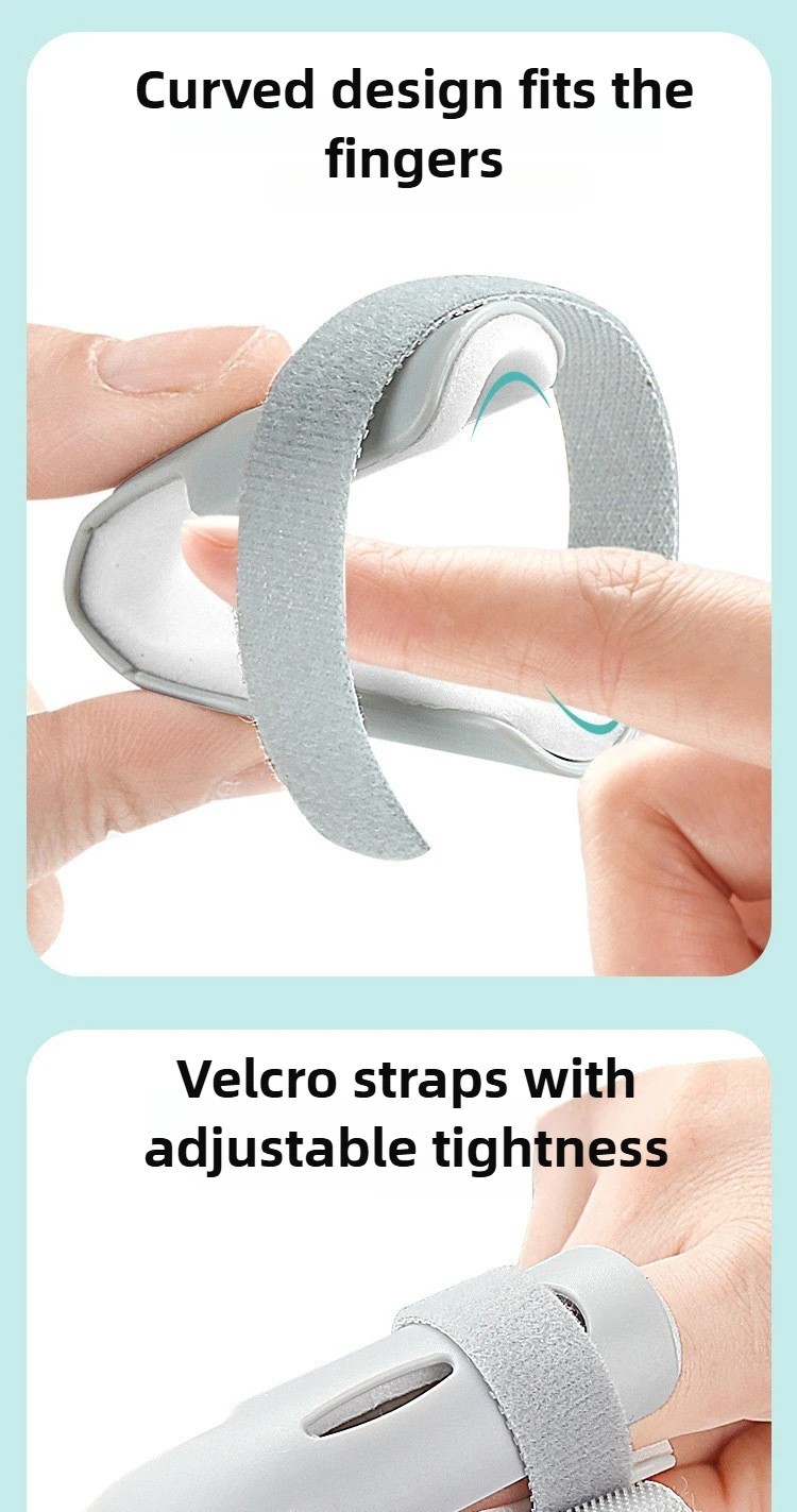 1PC Finger Splint Support Brace Finger Immobilizer Sleeve Injury Recovery
