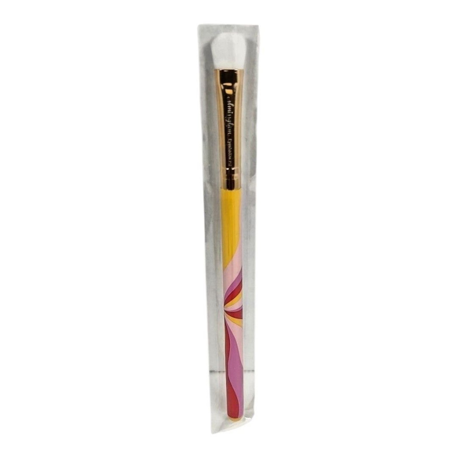 SLMISSGLAM Eyeshadow P12 Makeup Brush Colorless Rhinestone Accents Multicolored