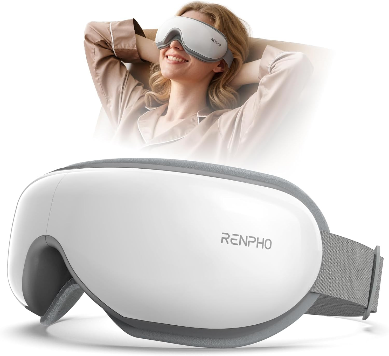 RENPHO Fathers Day Dad Gifts, Eye Massager with Heat, FSA Eligible HSA, Eye Mask
