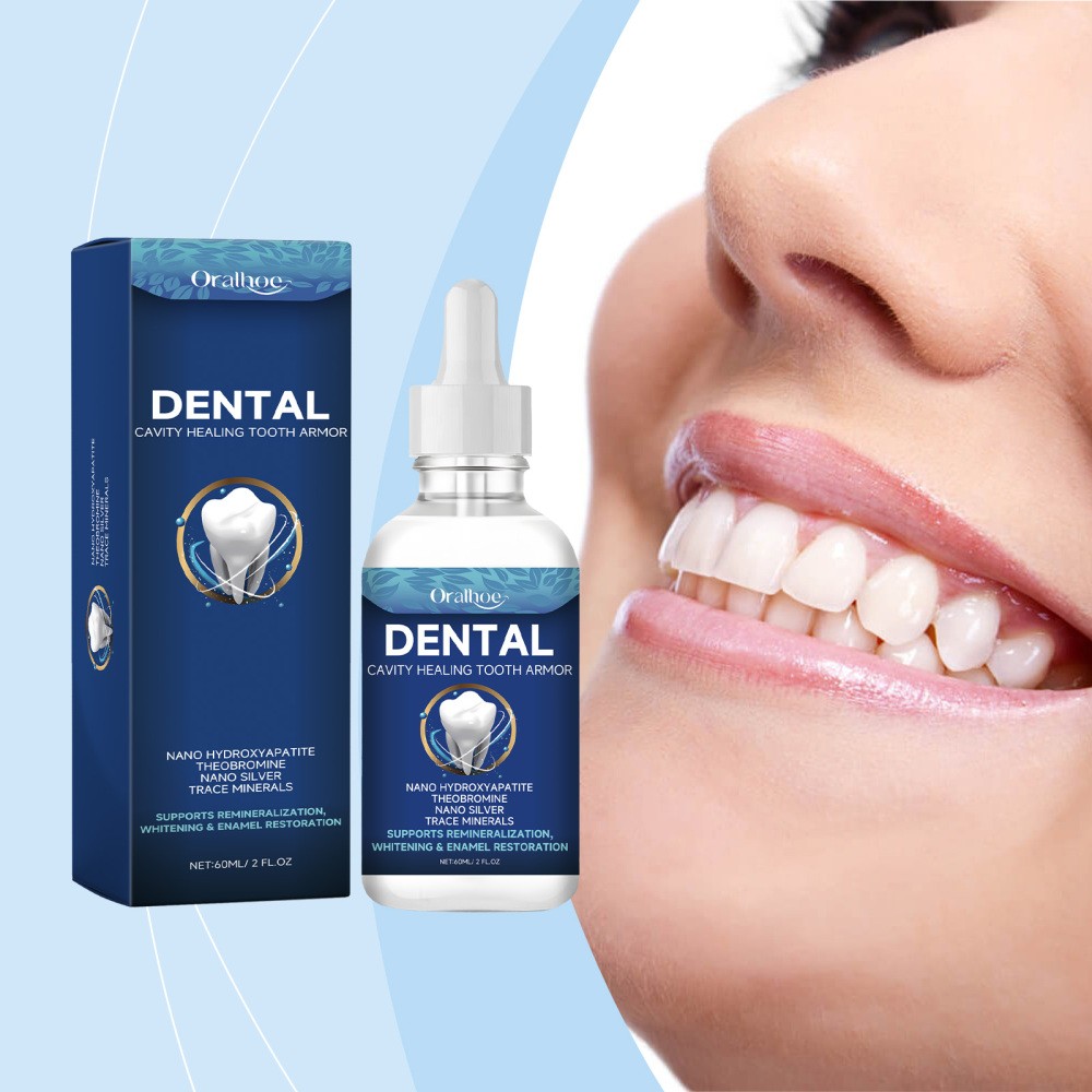 Dental Cavity Healing Tooth Armor Liquid,60ml Hydroxyapatite Tooth Repair Serum