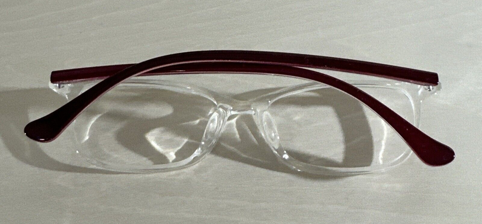 Zenni 2018317 Clear/Red Eyeglasses Frames 51-18-142-33mm G17