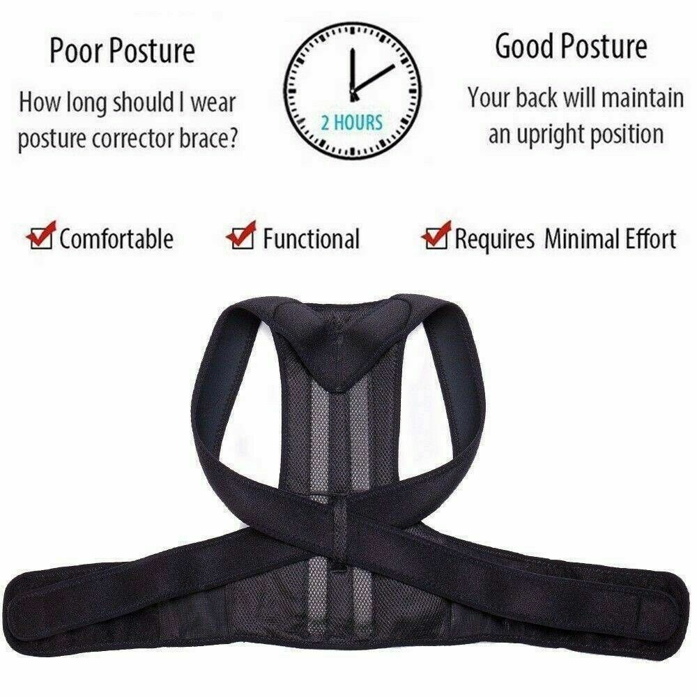 Posture Corrector for Women Men Back Brace for Upper and Lower Back Pain Relief