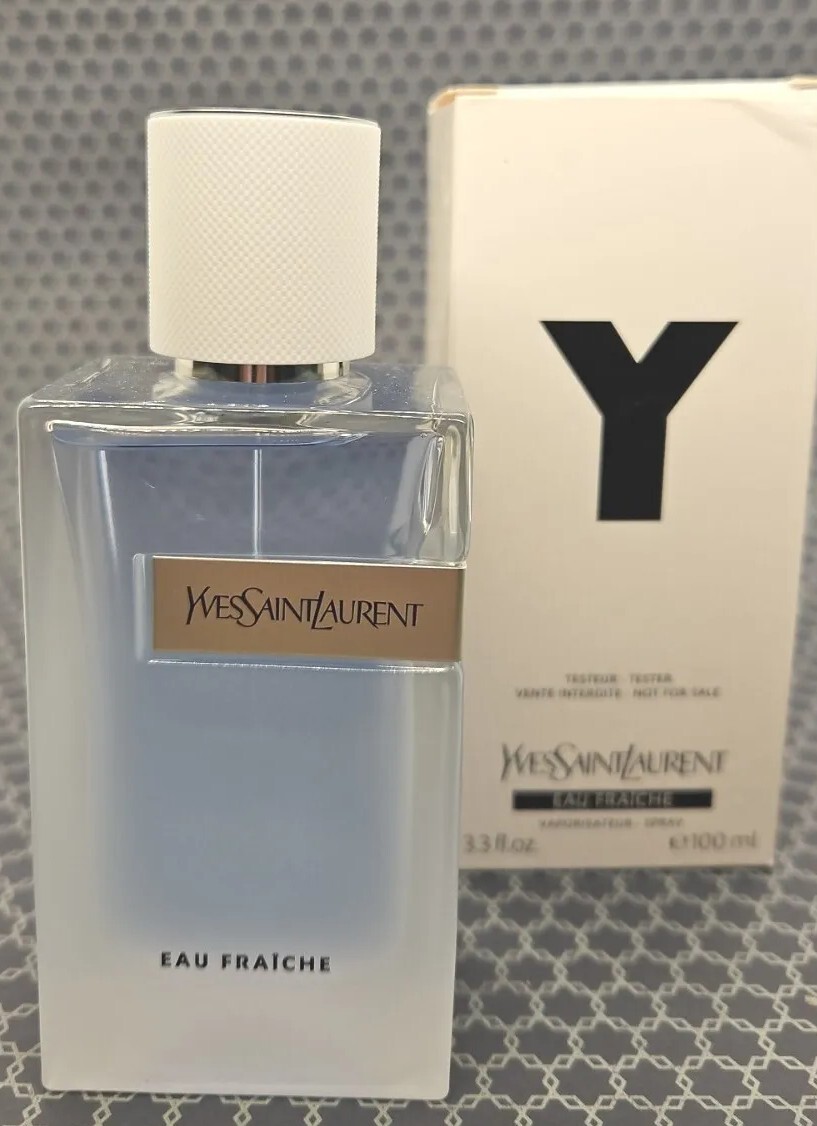 YSL Y Eau Fraiche 3.3 Oz/100 ml Eau De Toilette Spray *Rare/Discontinued*