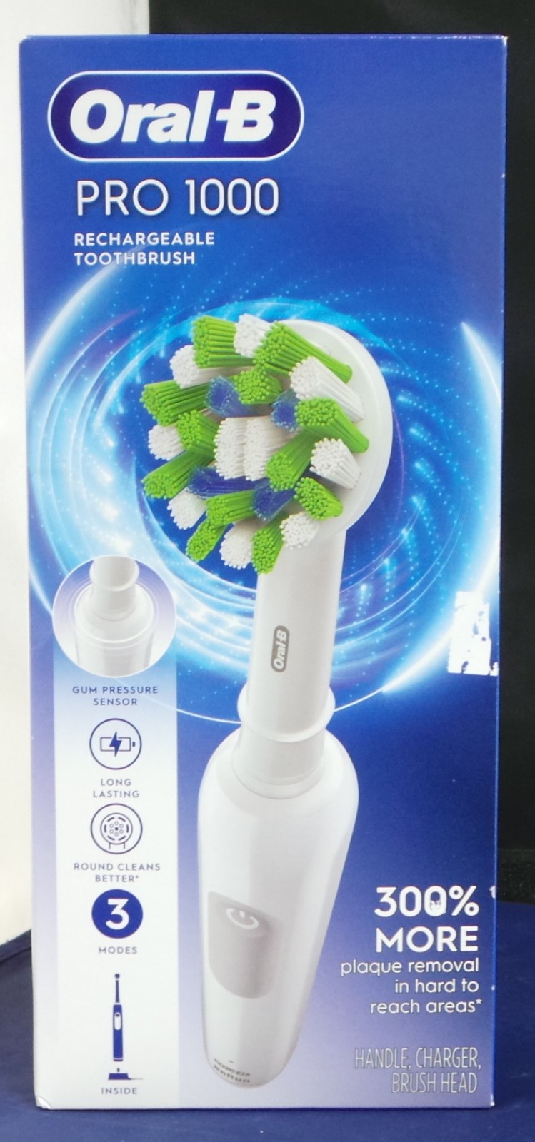 Oral-B Pro 1000 Rechargeable Electric Toothbrush, White ** BRAND NEW… SEALED**