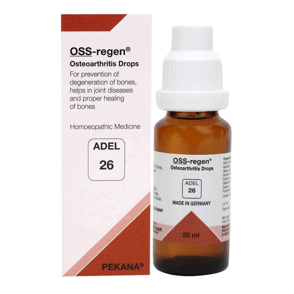 ADEL 26 Osteoarthritis Drops Pack of 6 Natural Homeopathic Remedy for Joint Care