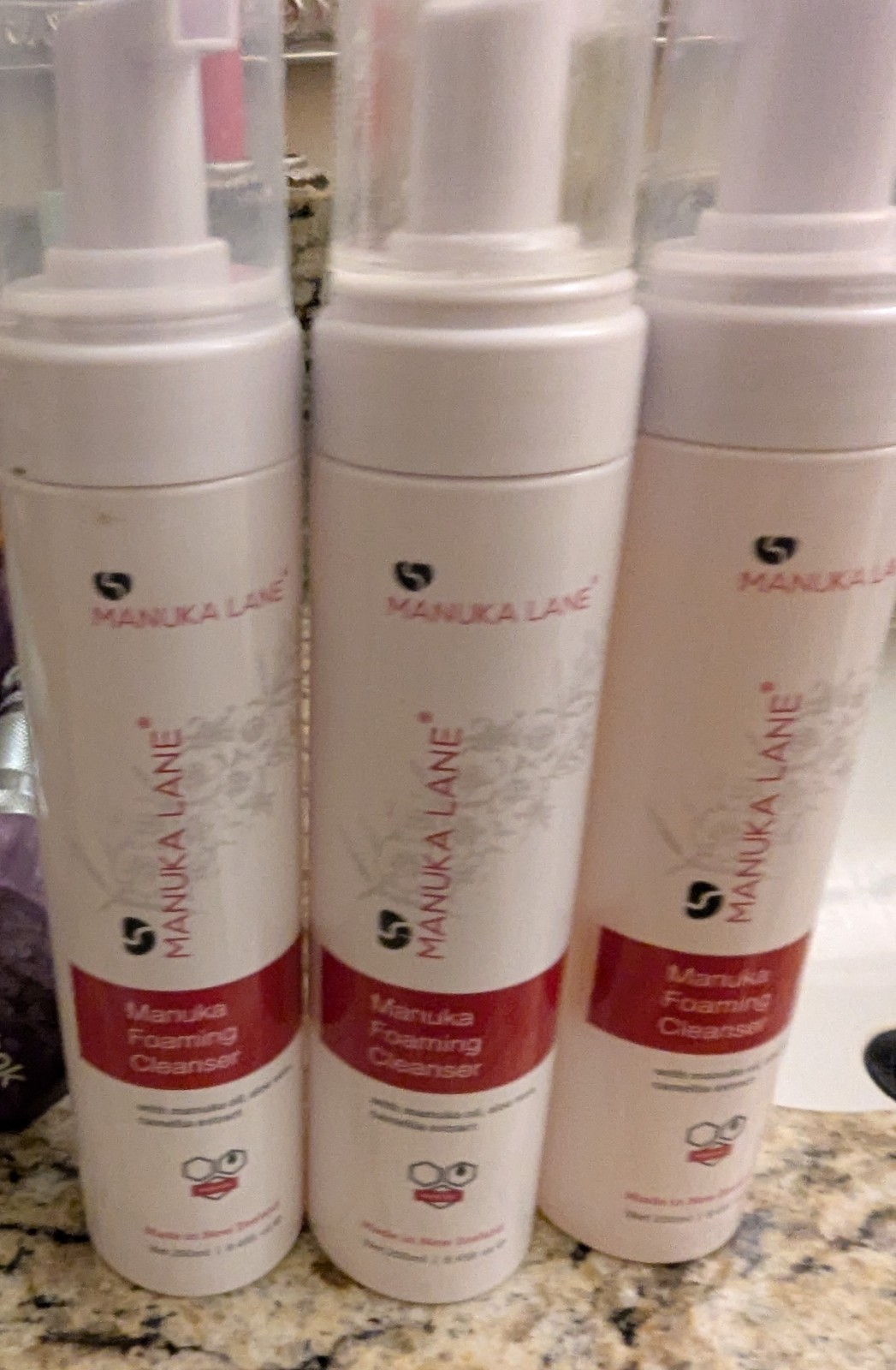 Manuka Lane Foaming Cleanser w/ Manuka Oil Aloe Vera Camellia Extract 8.45 fl oz