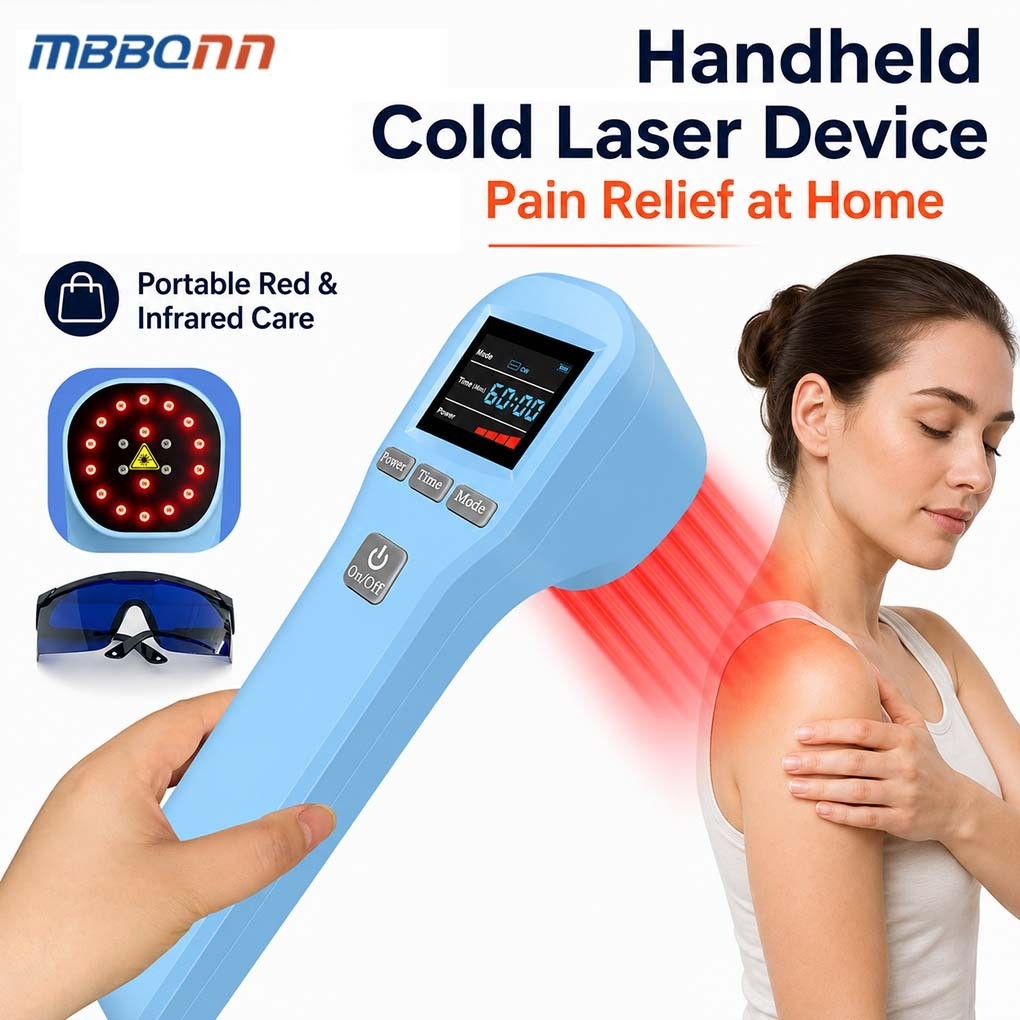880mW Cold Laser Therapy Device 650nm 808nm Red Light Pain Relief Humans Pets