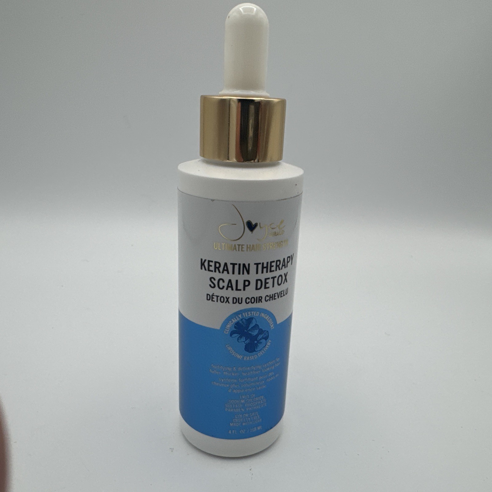 Joyce Giraud Ultimate Hair Strength Keratin Therapy Scalp Detox 4 oz New