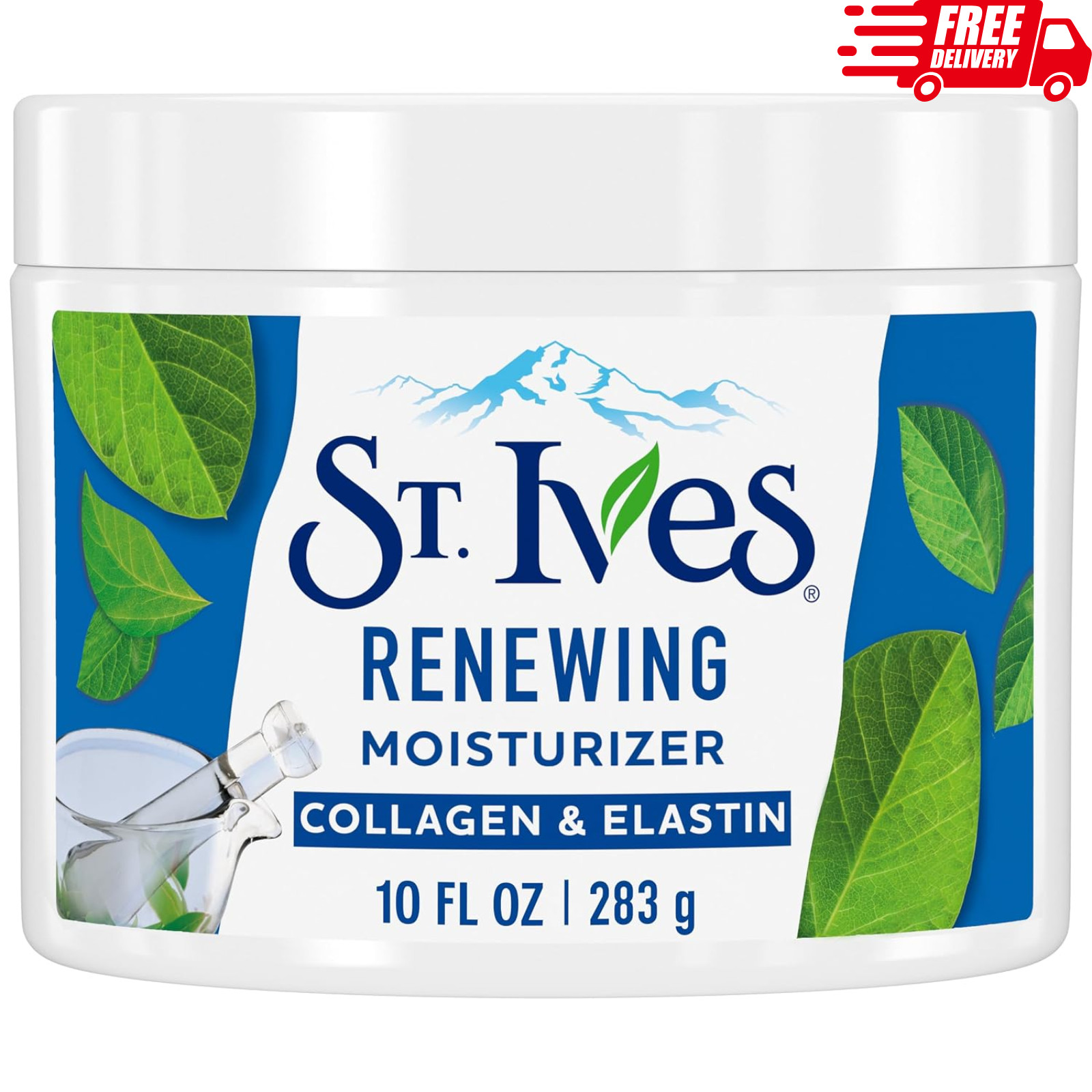 St. Ives Collagen Elastin Face Moisturizer for Dry Skin, 10 Oz