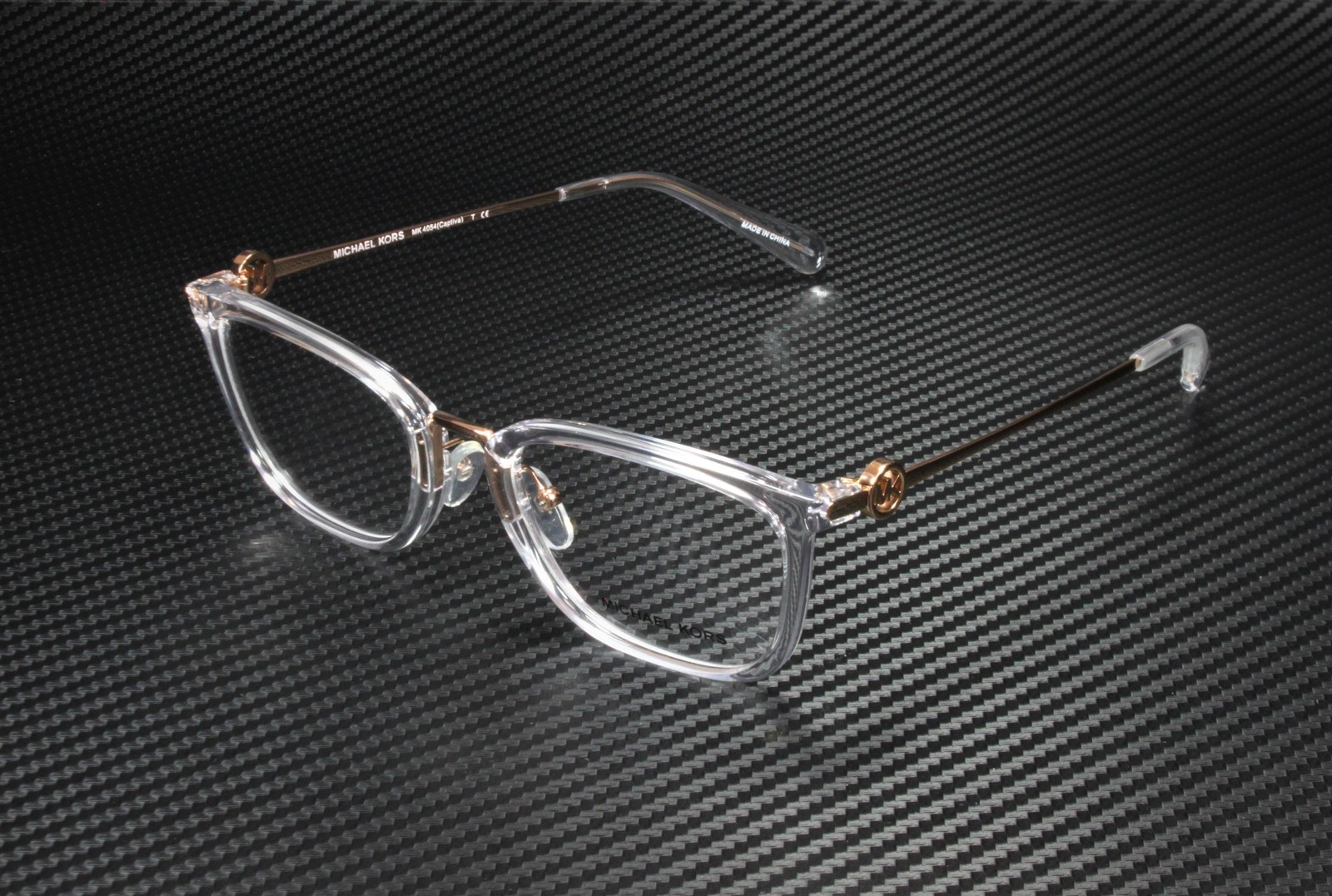 MICHAEL KORS Captiva MK4054 3105 Crystal Clear Demo Lens 52 mm Men’s Sunglasses