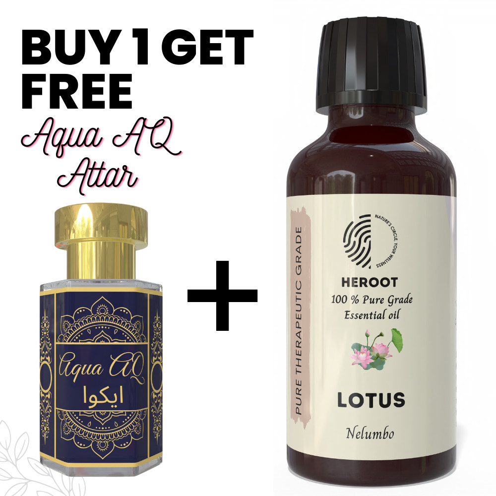 Lotus Essential Oil 10ml Aromatherapy Diffuser Home Fragrance DIY + Free Attar