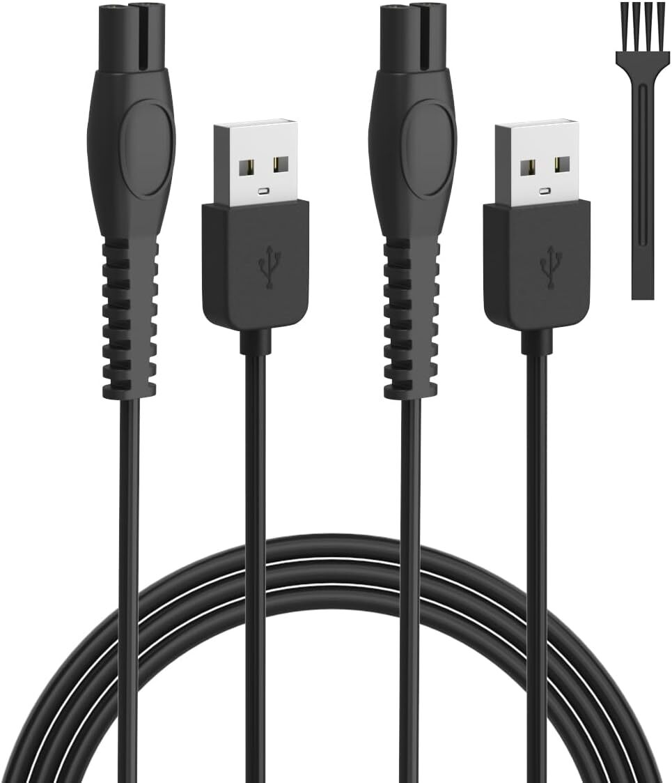5V USB Charger Cable for Philips Norelco One Blade QP2724, QP2834, QP6531, MG591