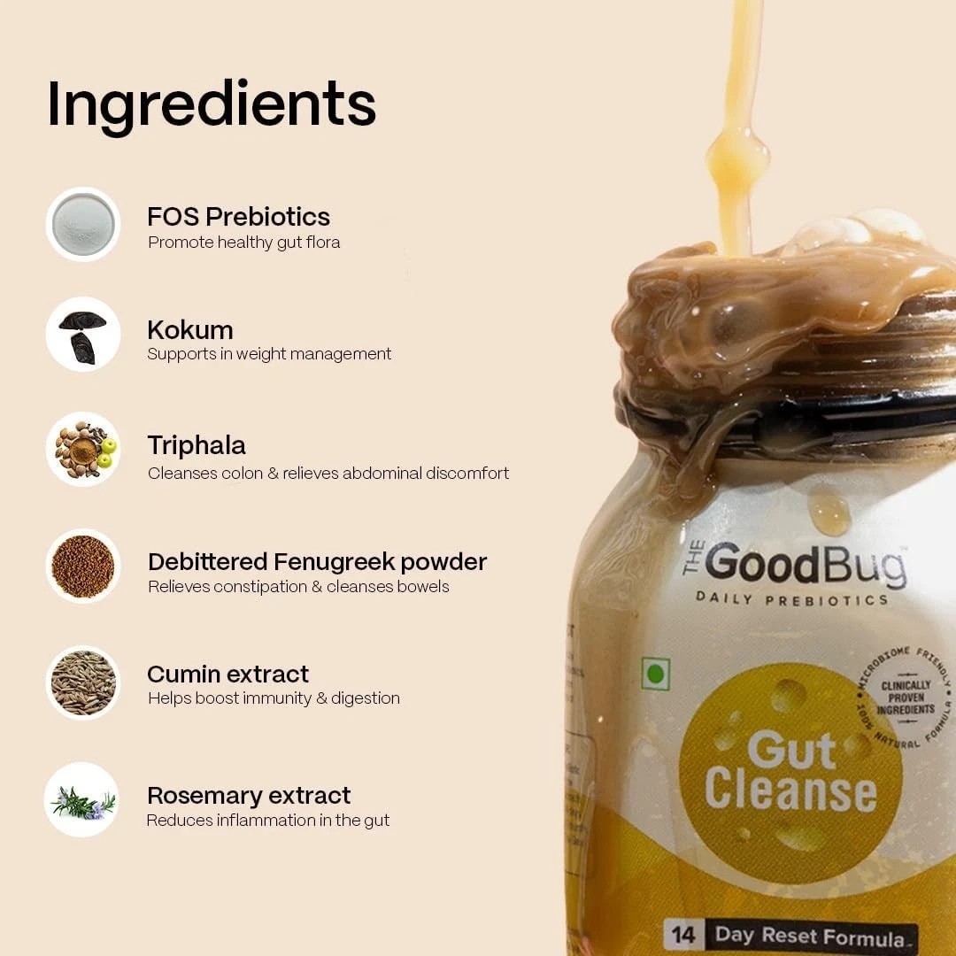 The Good Bug Gut Cleanse 14 Prebiotic Colon Detox Shots for Gut Healt,Digestion