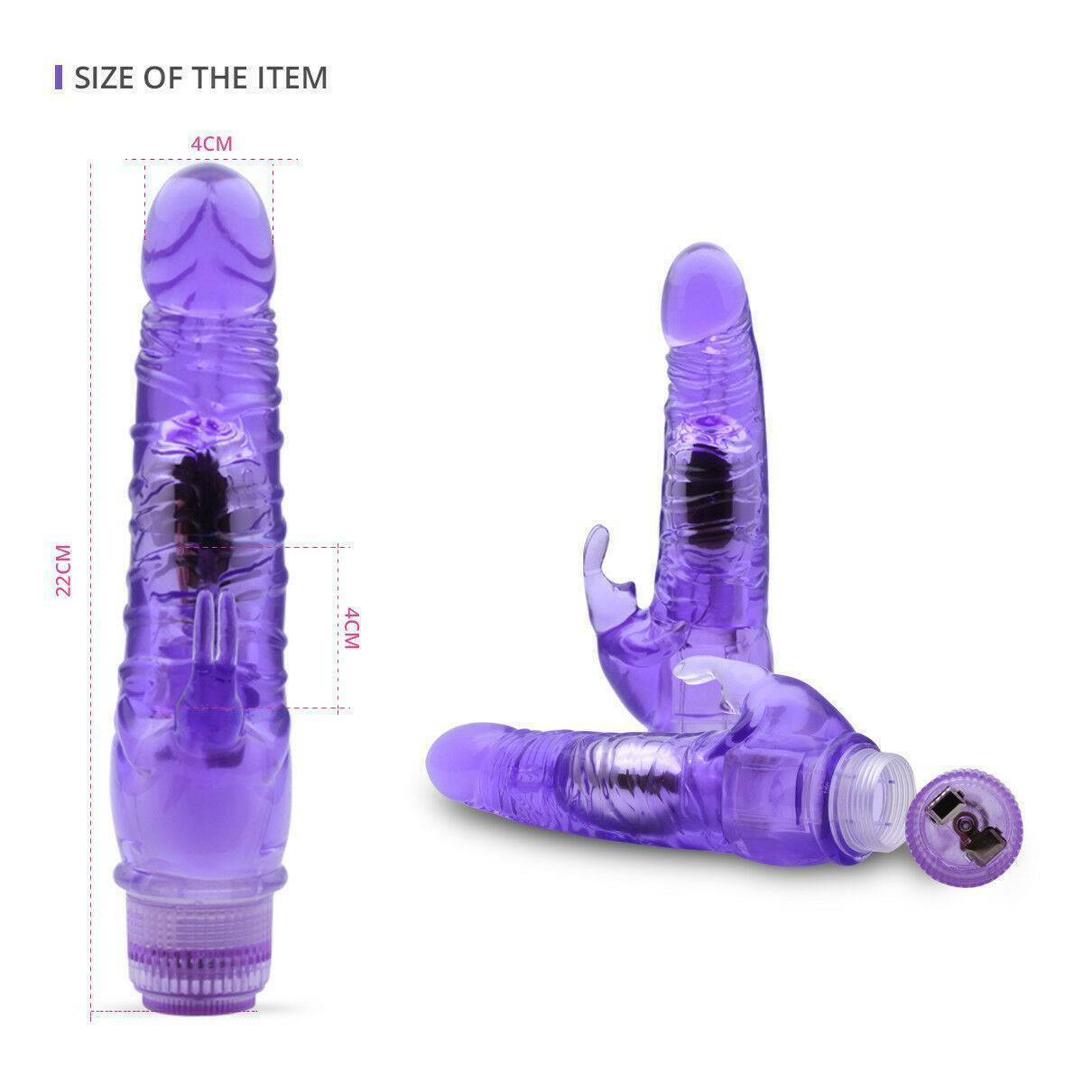 Multispeed-Vibrator-Rabbit-Dildo-G-spot-Massager-Waterproof-Women-Adult-Sex Toy
