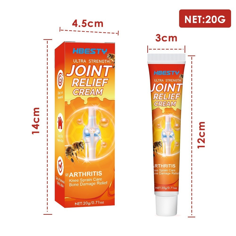[Pack of 5] Knee Joint Relief Cream Arthritis Treatment Cream Ointment 20g US