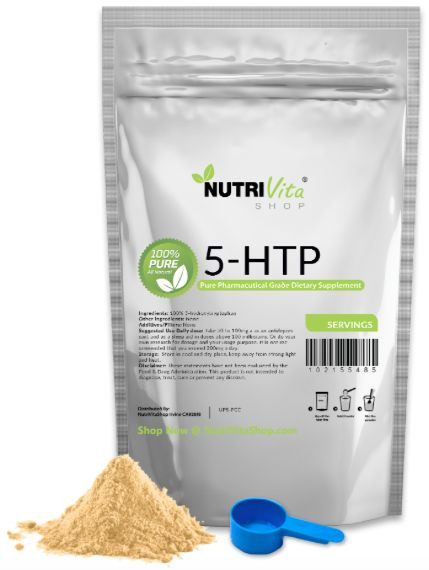 5-HTP 100% PURE Powder 10 grams NEW Anti-Depressant Mood Enhancer PHARMACEUTICAL