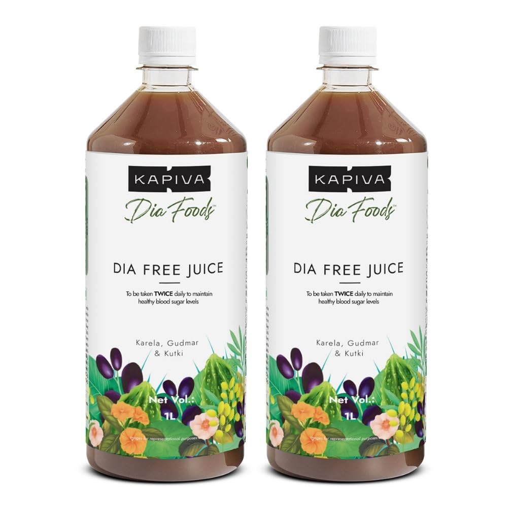 Kapiva Dia Free Juice 1 L with Free Shipping (Pack Of 2)