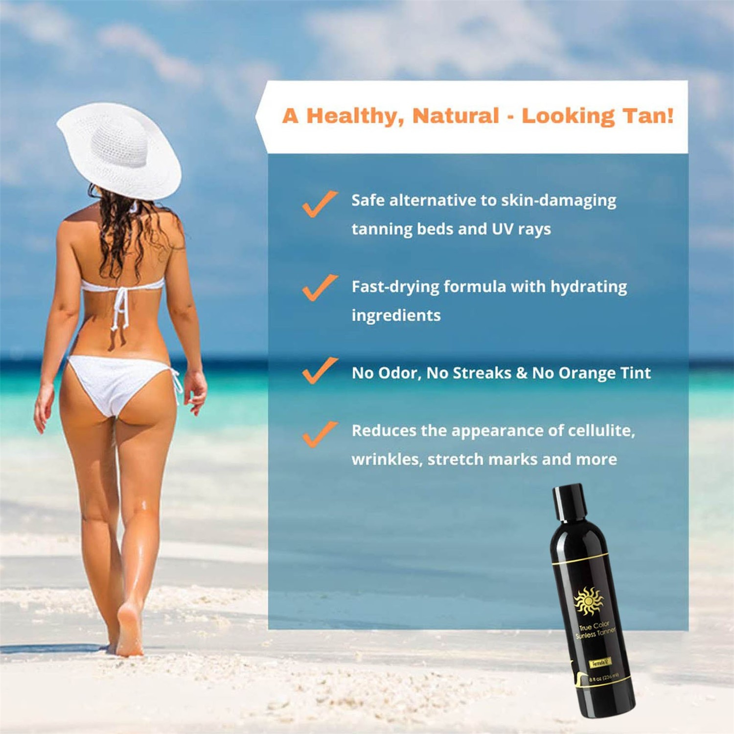 Tan Physics True Color #1 Rated Sunless Self Tanner Tanning Lotion free ship~🔥