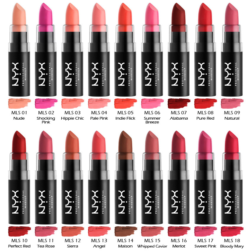 1 NYX Matte Lipstick – Silky Matte Finish “Pick Your 1 Color” *Joy’s cosmetics*