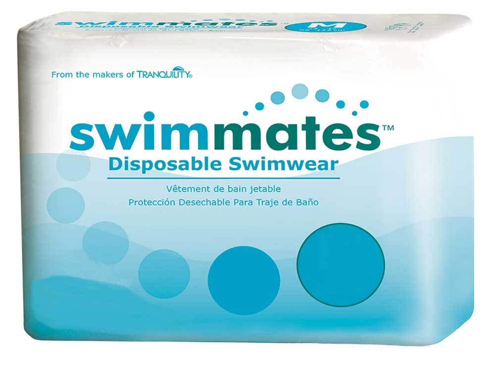 SwimMate SWIM DIAPER Adult Swimwear Pool Bowel Containment DISPOSABLE Bulk CASE