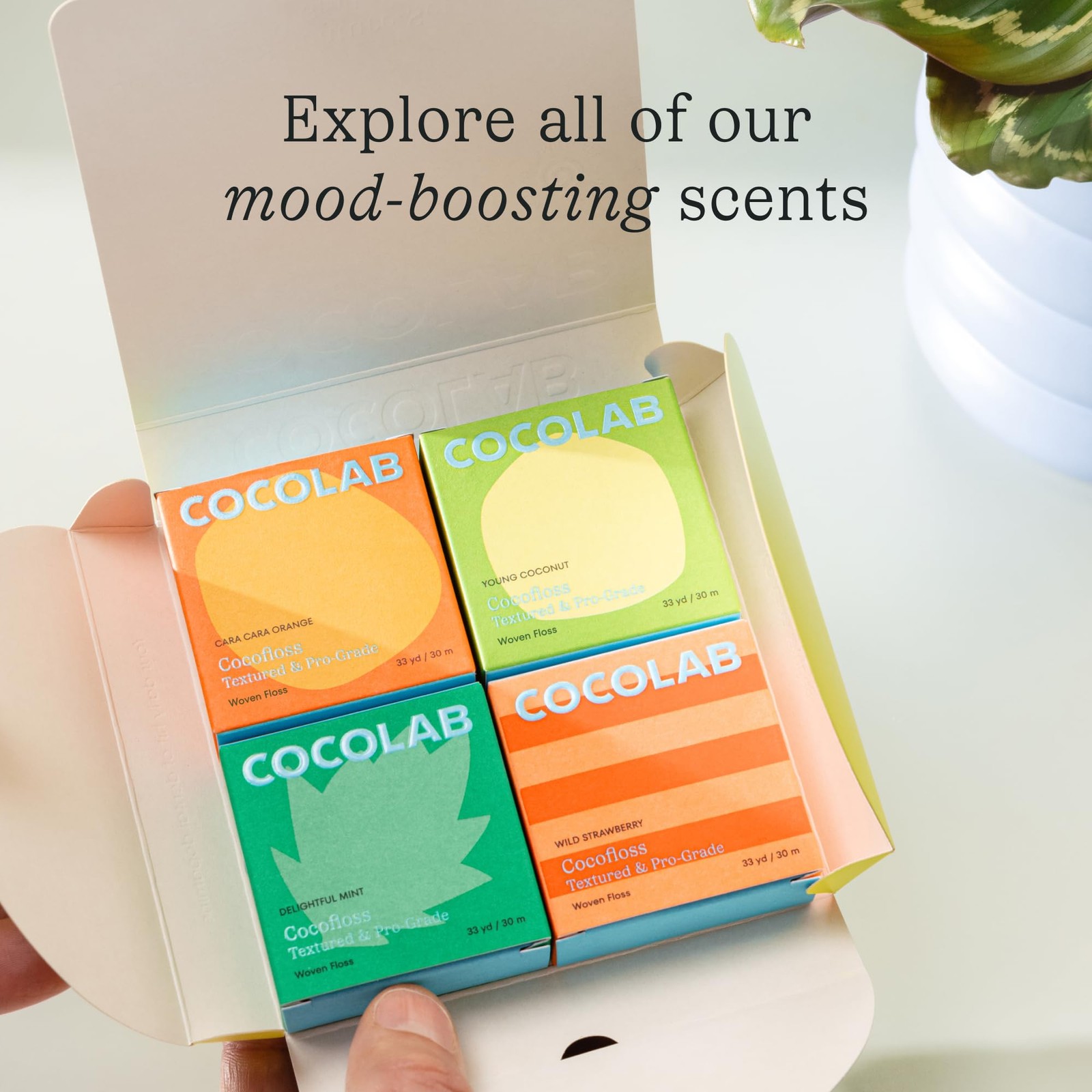 Cocofloss Expanding Woven Dental Floss by , Waxed Tooth Floss for Daily Oral …