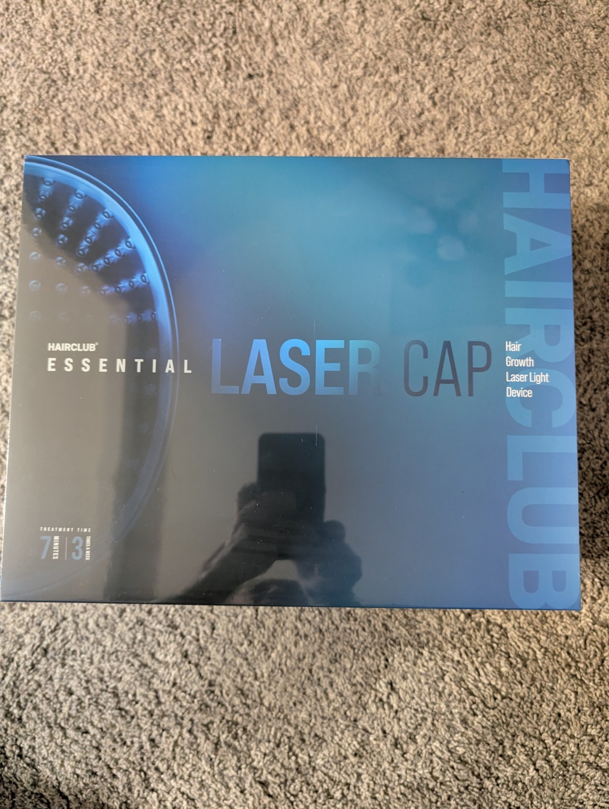HairClub Essential Laser Cap Blue Hair Growth Red Light Laser Device