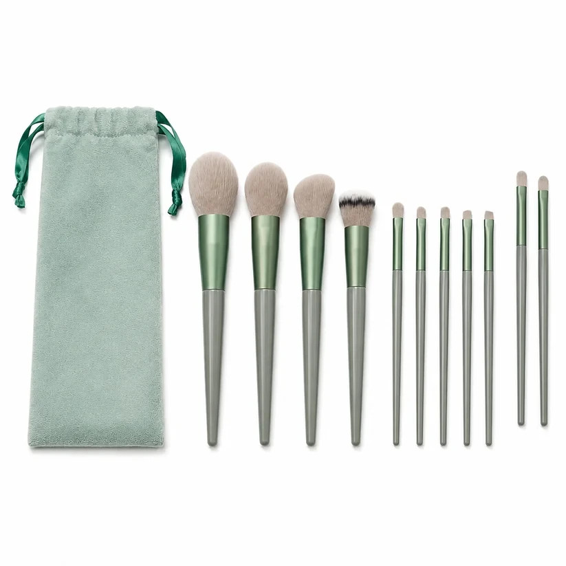 Juego de 13 brochas de maquillaje suaves y esponjosas para cosméticos