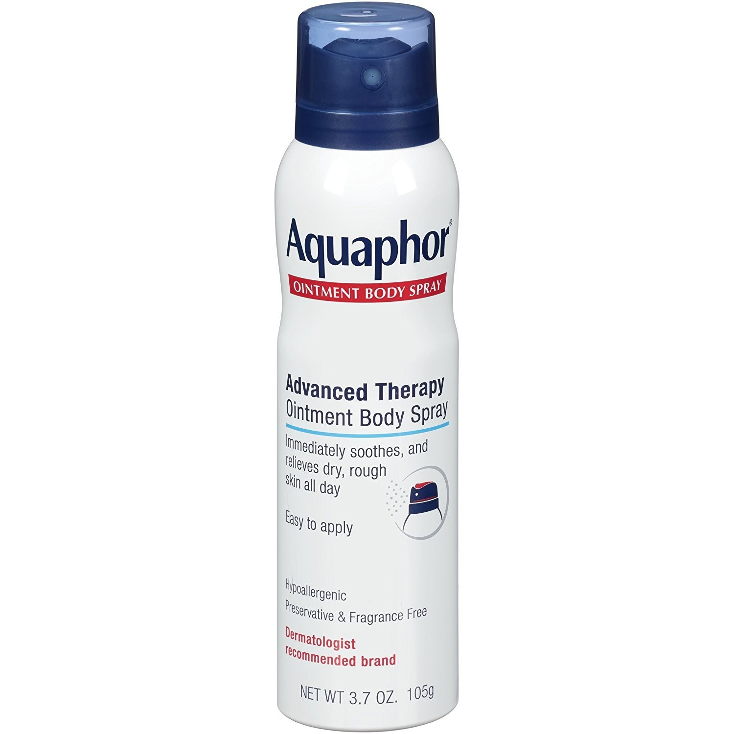Aquaphor Ointment Body Spray – Moisturizes and 3.7 Ounce (Pack of 1), White