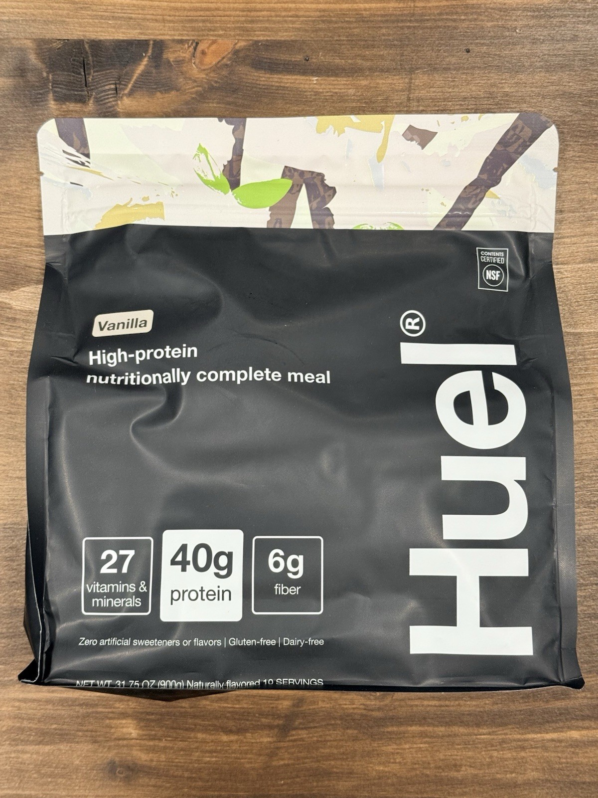 Huel Vanilla Meal Replacement Shake Powder High Protein Gluten-Free Dairy-Free