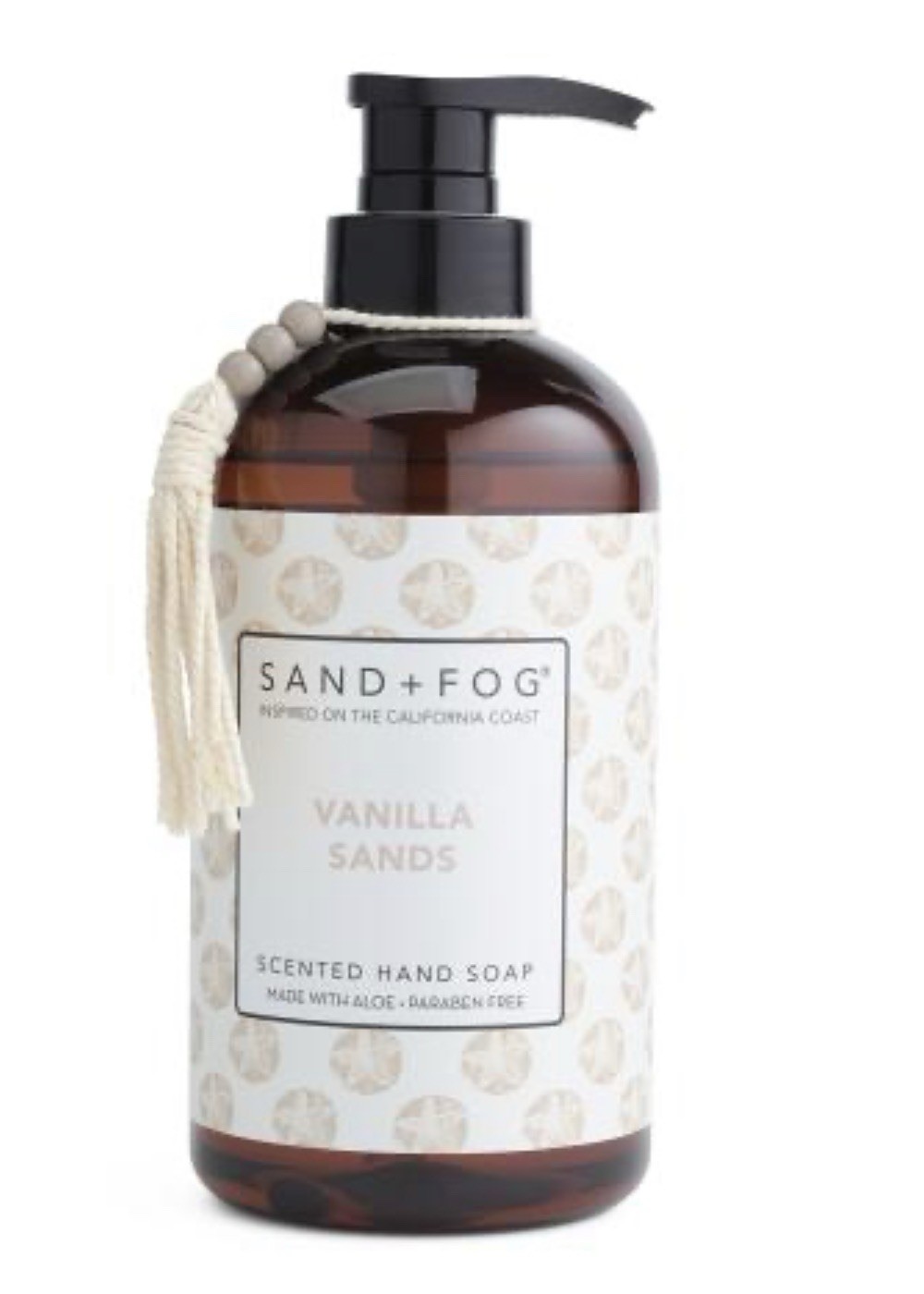 SAND + FOG Vanilla Sands Liquid Hand Soap, Paraben-Free, 20 fl oz (591 mL)