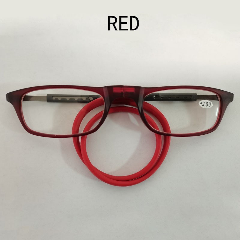 Portable Magnetic Neck-Hanging Reading Glasses 100 Degrees to 350 Degrees