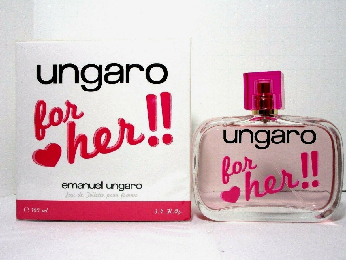 Emanuel Ungaro For Her EDT 3.4 oz 100ml Women’s Perfume New Authentic