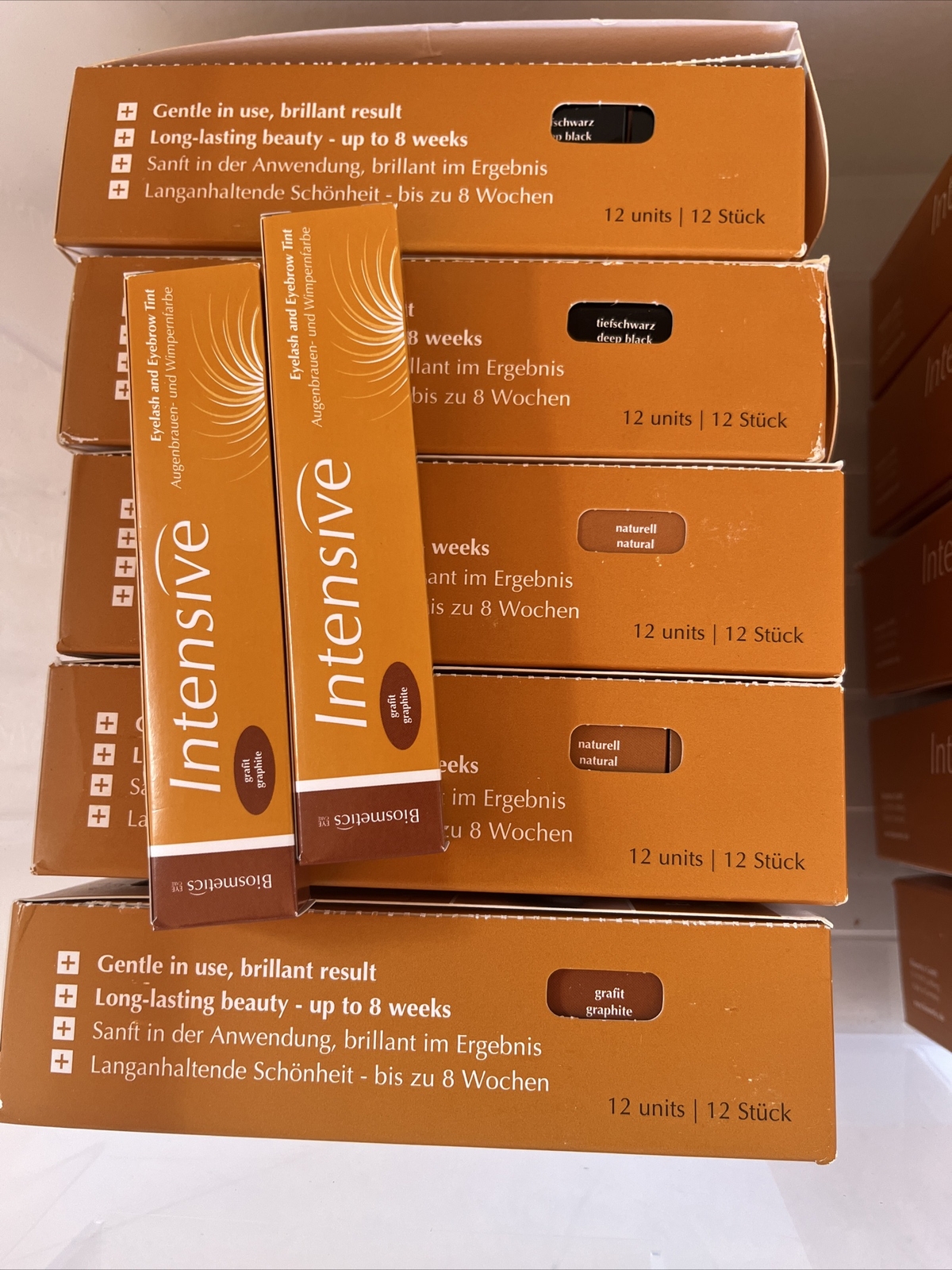 Biosmetics Eyelash & Eyebrow Tint Dye 20ml – All Colors – Ships Fast from USA