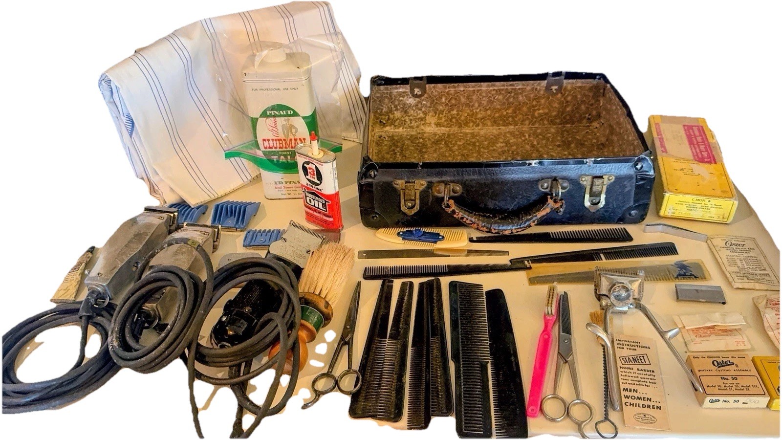 Antique Barbers Kit
