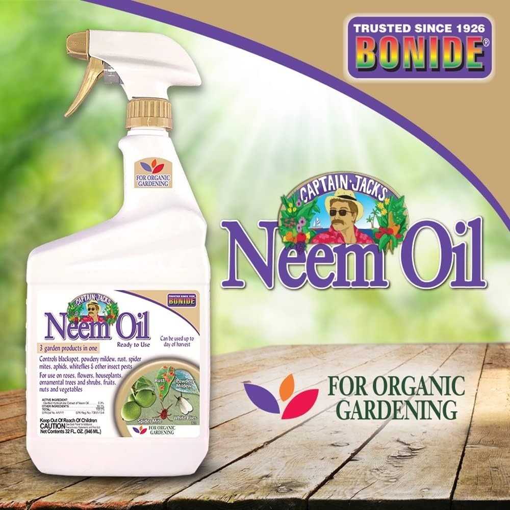 Multi-Purpose Neem Oil – 32 oz Ready-to-Use Spray for Organic Gardening