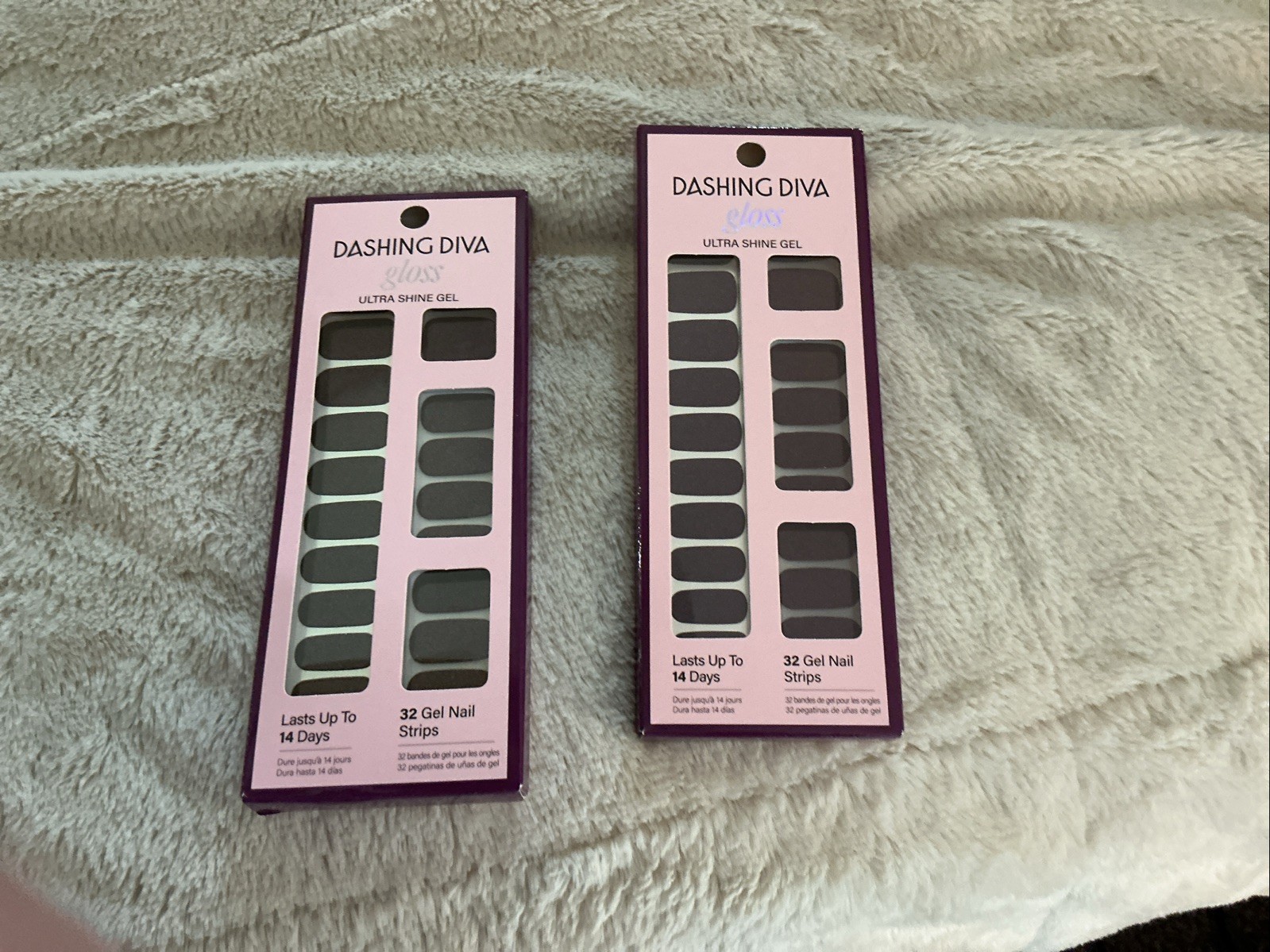 Dashing Diva – Gloss – Ultra Shine Gel Nail Strips 32 Fig Pop Purple 2 Packs