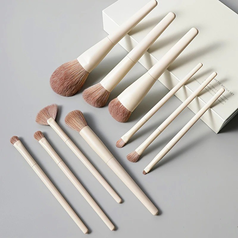 13PCS Makeup Brush Set with Bag Soft Foundation Blush Eyeshadow Cosmetic Tools