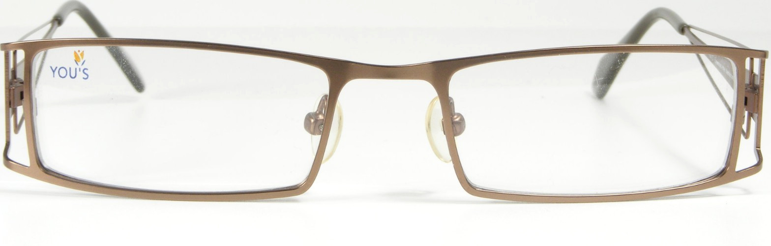 You’S Mod.698 15B Bronze / Teal Eyeglasses Glasses Frame 50-18-135 Netherlands