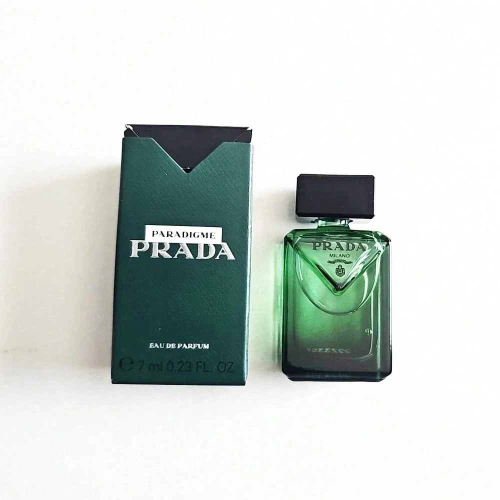 LOT OF 2 Prada Paradigme Eau De Parfum With Bergamot For Men 7ml/0.23 Fl Oz