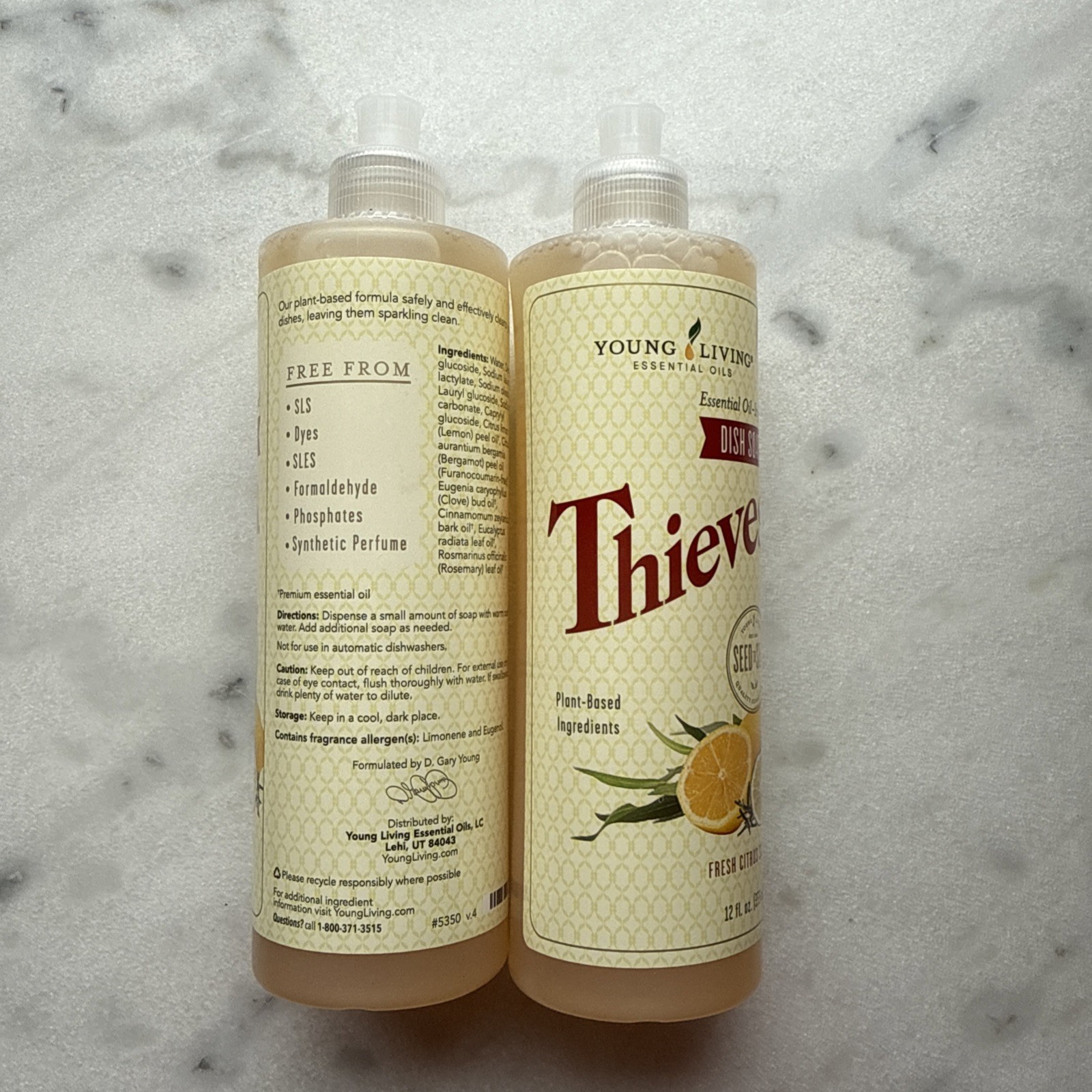 Young Living Thieves Dish Soap (2 Packs) – New – Sealed. MFG: 11/2024.