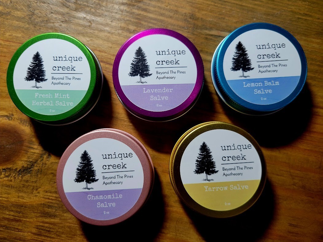 HIKER’S SALVE White Sage & Yarrow 1 oz Metal Reuseable Tin