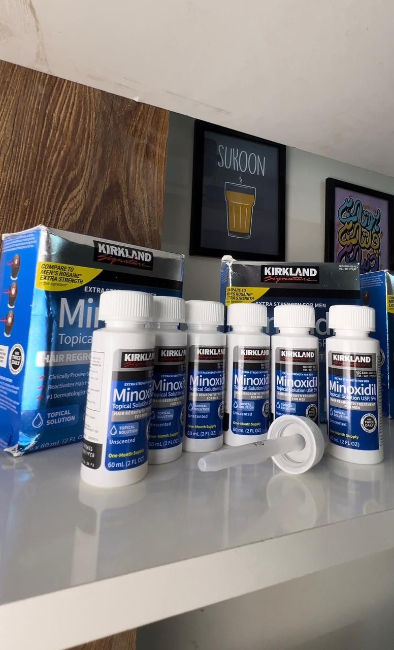 KIRKLAND Minoxidil 5% Extra Strength Men Hair Regrowth Solution 6 Month Supply