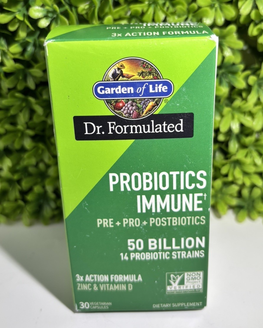 Garden of Life Dr. Formulated Probiotics Immune 50 Billion Caps Exp 6/26-9/26🔥
