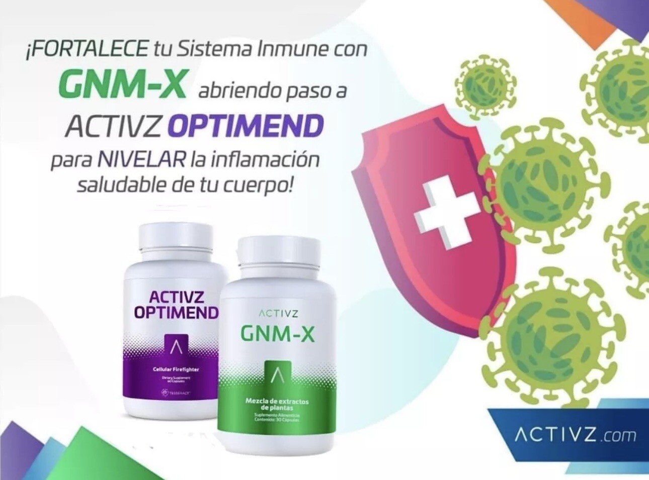 ACTIVZ COMBO : 1 GNMX + 1 LINQ + 1 OPTIMEND + 1 AIRO FREE SHIPPING BE HEALTHY!!!