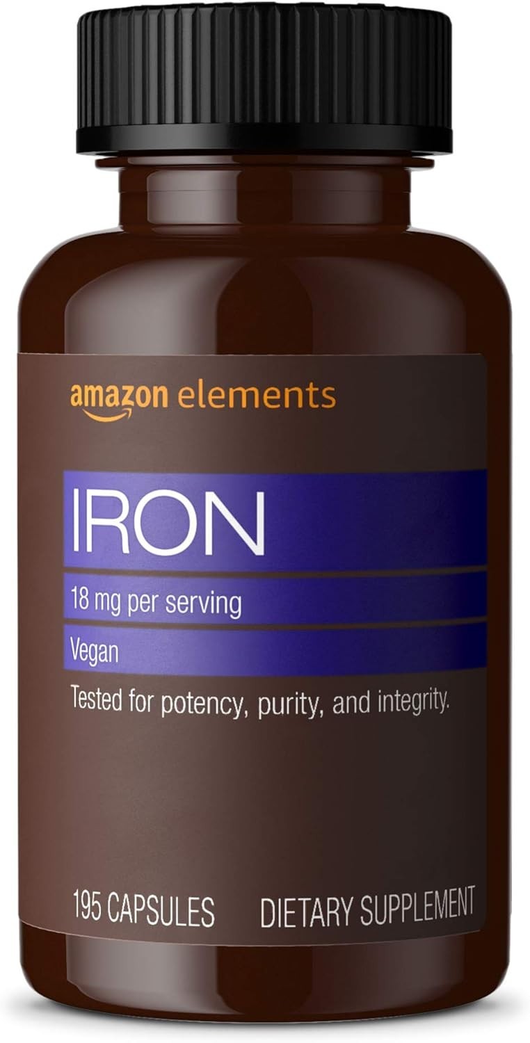 Iron 18mg Capsules, Formula – Enhances Energy & Supports Blood Health