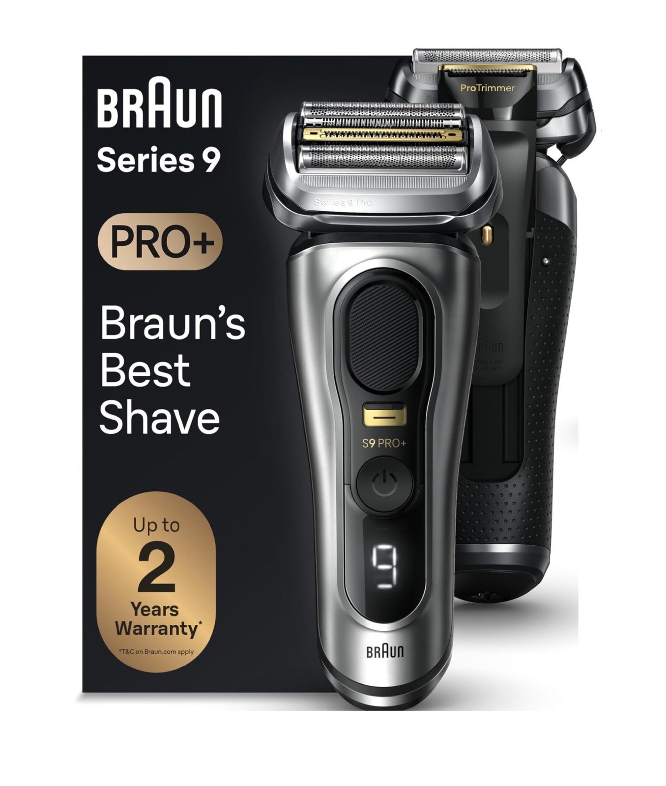 Braun Series 9 PRO+ Electric Razor 4 Piece Set 9517s Wet & Dry Shaver